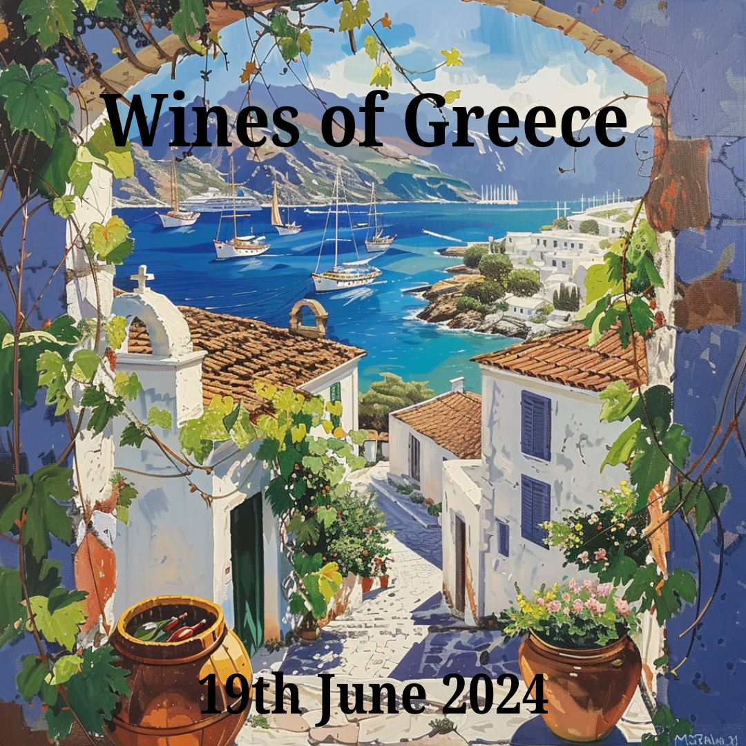 Wines of Greece Tasting Kit - LIVE 19th June 2024 then ON DEMAND Tasting pack The Online Wine Tasting Club 