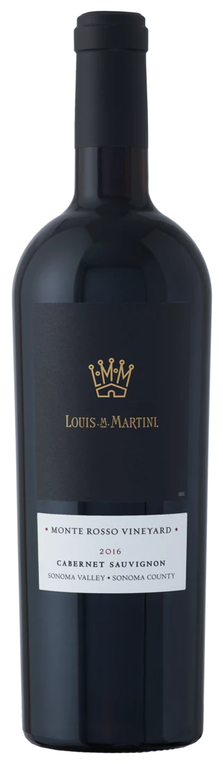 Louis M Martini, Monte Rosso, Cabernet Sauvignon, Sonoma County, 2016 Wine Bottle Vineyard Cellars 