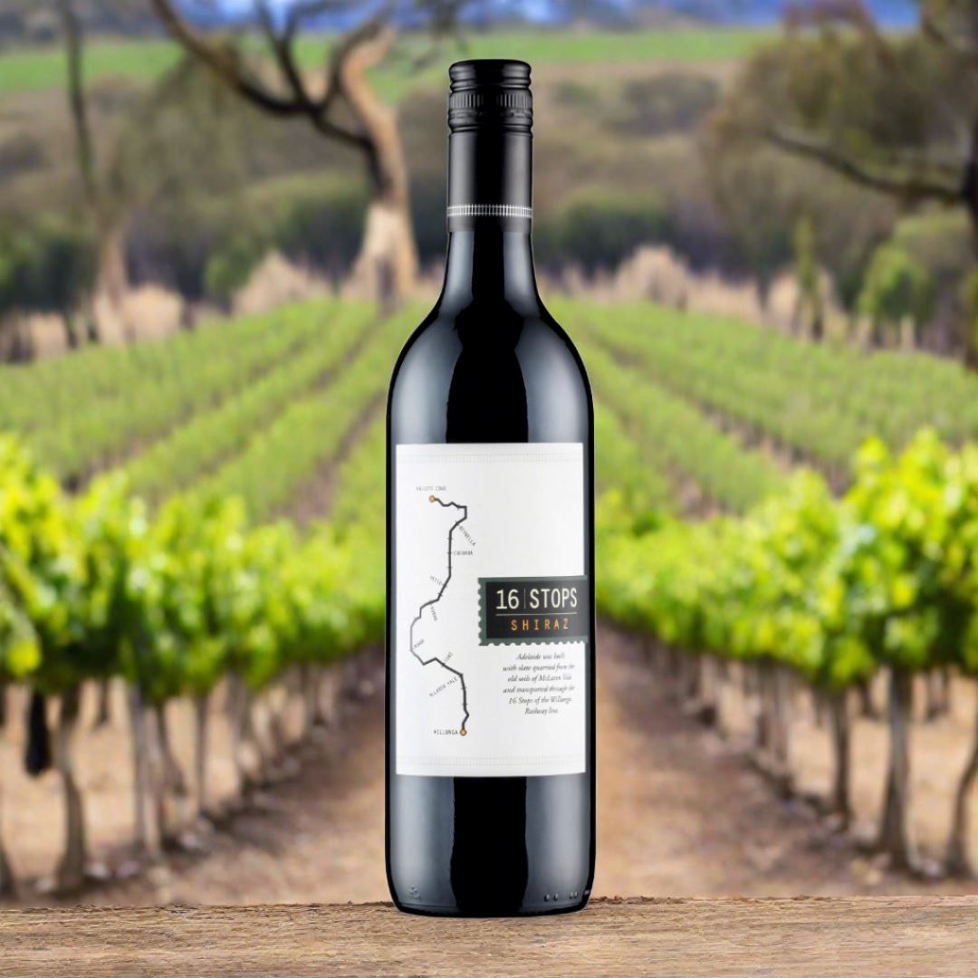 16 Stops, Shiraz, South Australia Wine Bottle Liberty Wines 