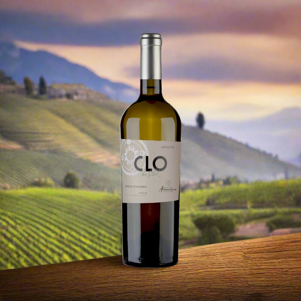 Araucano, Clo de Lolol, Organic White Blend, Chile Wine Bottle Condor Wines 
