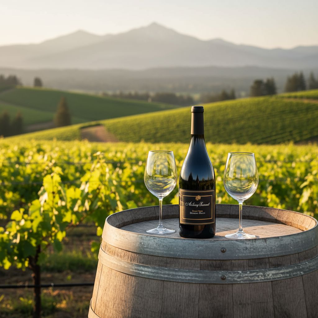 Archery Summit, Pinot Noir Wine Bottle Vineyard Cellars 