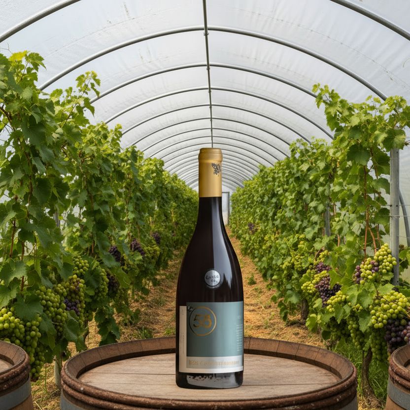 Beaulieu 58, 'B58' Gewurztraminer Wine Bottle New Forest Fruit Company 