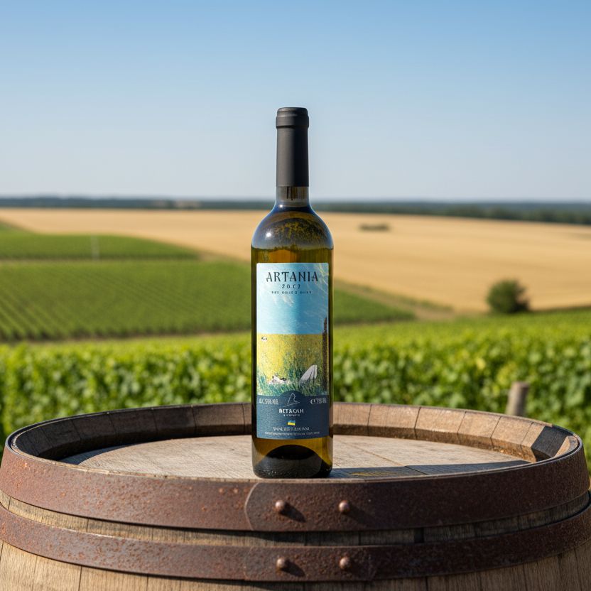 Beykush Winery, Artania Wine Bottle Ukraine Wine Company 