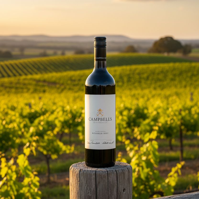 Campbells of Rutherglen, Durif Wine Bottle The Online Wine Tasting Club 