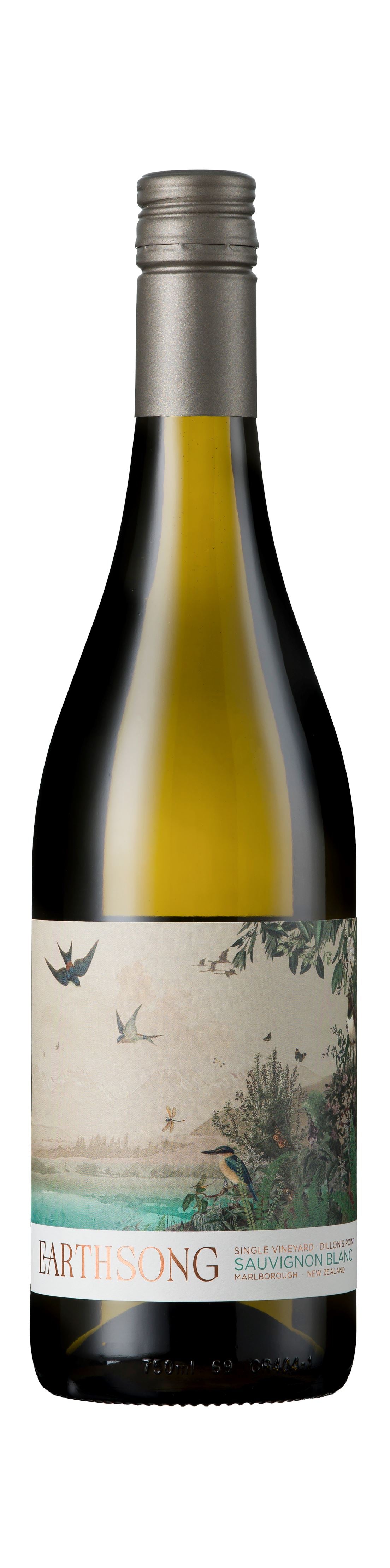 Earthsong, Dillon's Point Single Vineyard Sauvignon Blanc, Marlborough, New Zealand, 2022 Wine Bottle Alliance Wines 