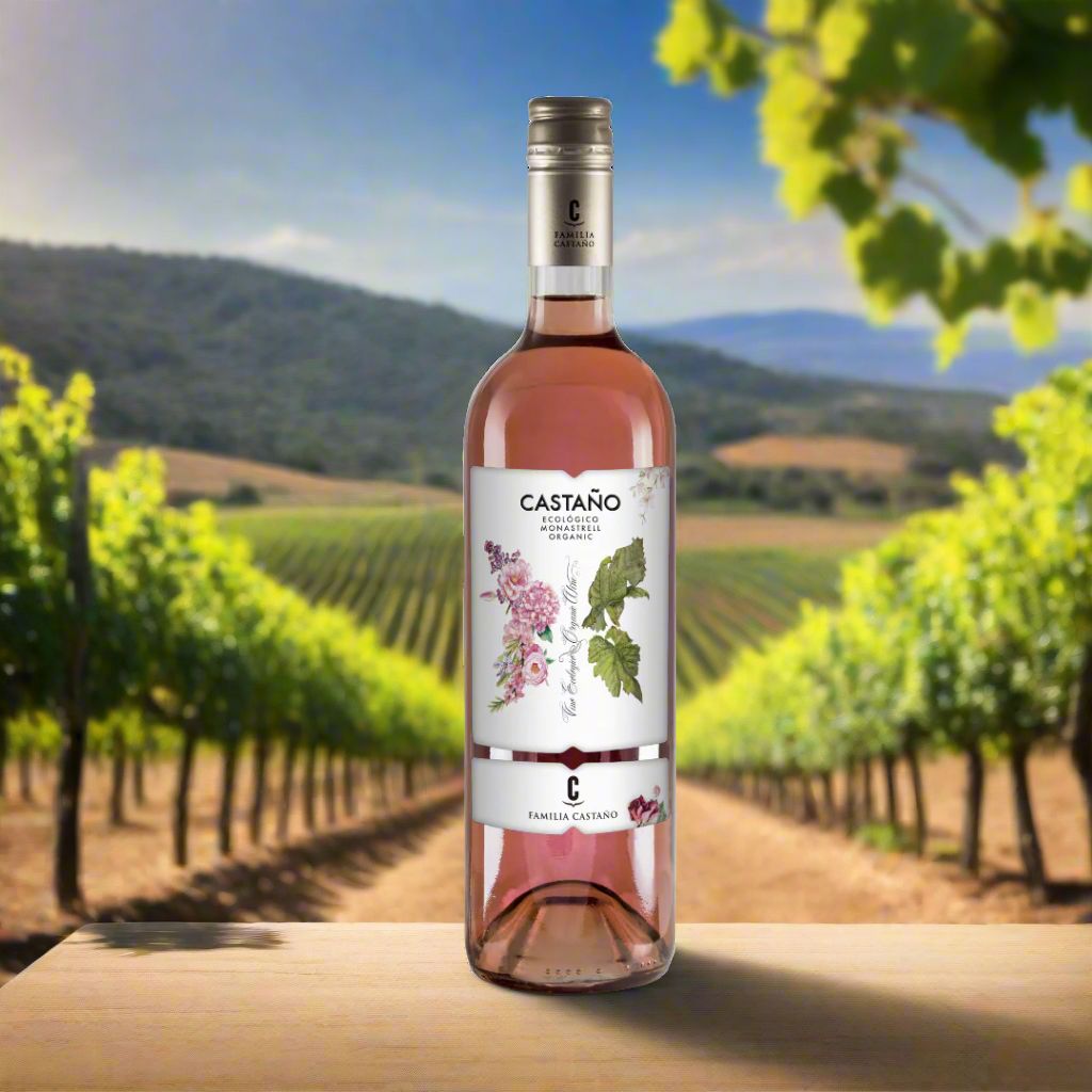 Familia Castaño, Organic Rosado Wine Bottle Liberty Wines 