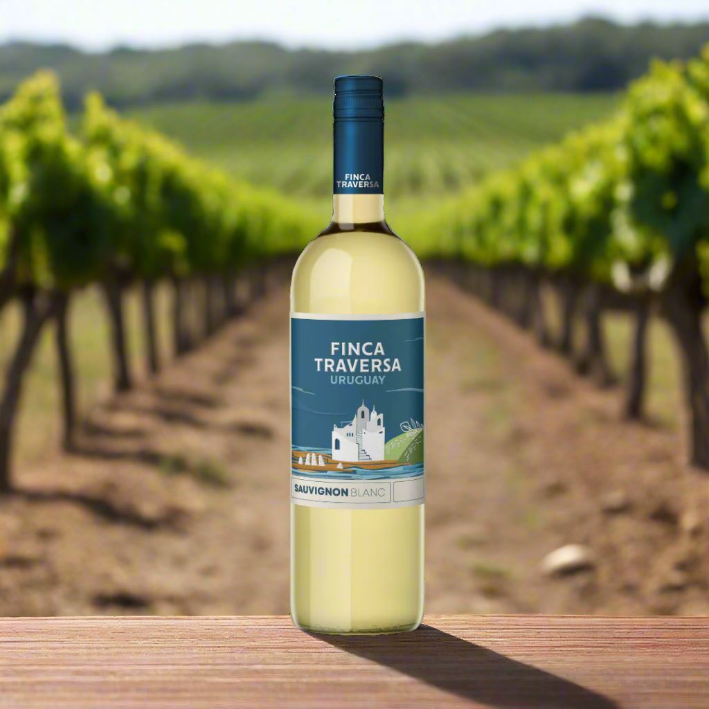 Finca Traversa, Sauvignon Blanc, Uruguay Wine Bottle Condor Wines 