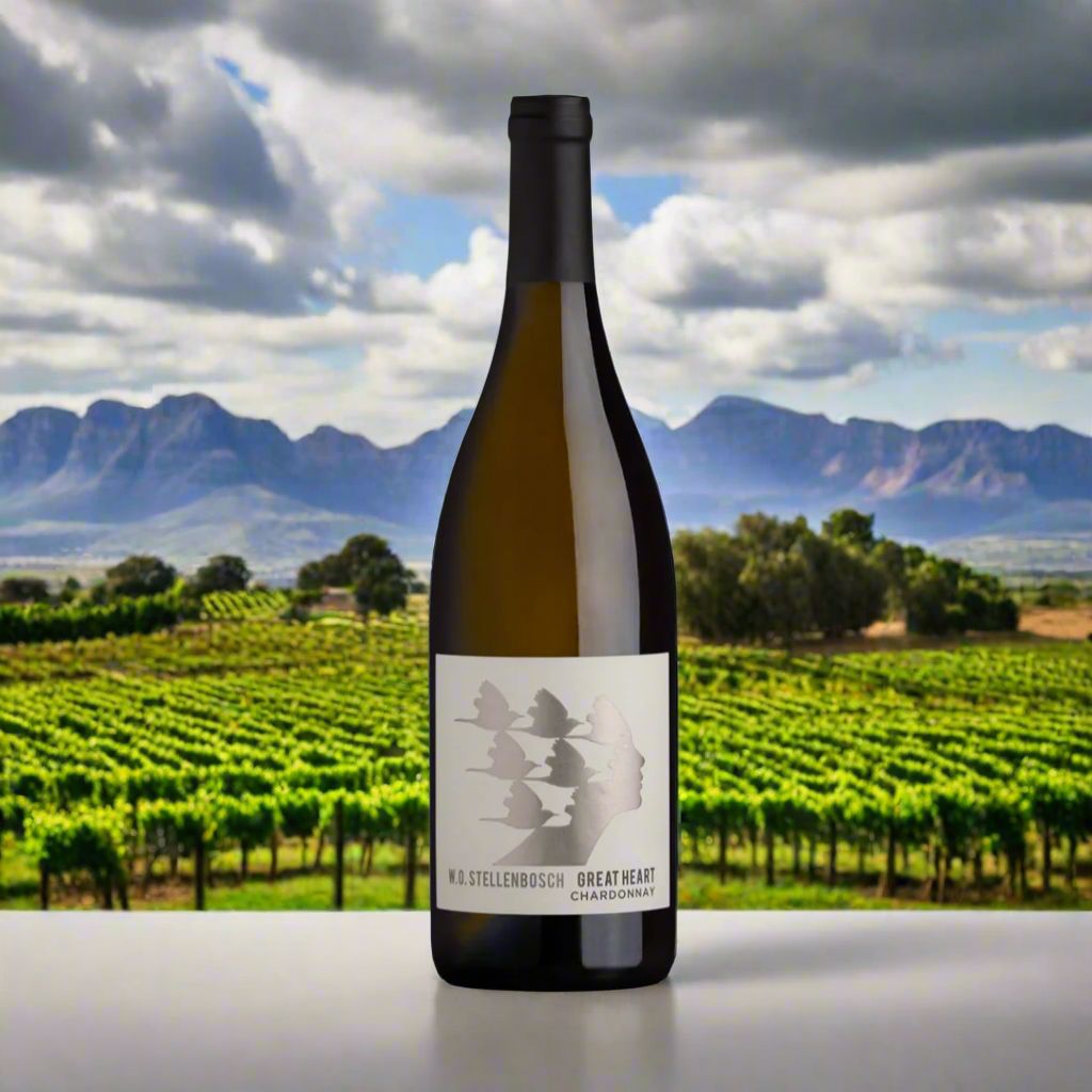 Great Heart, Chardonnay, Stellenbosch Wine Bottle Liberty 