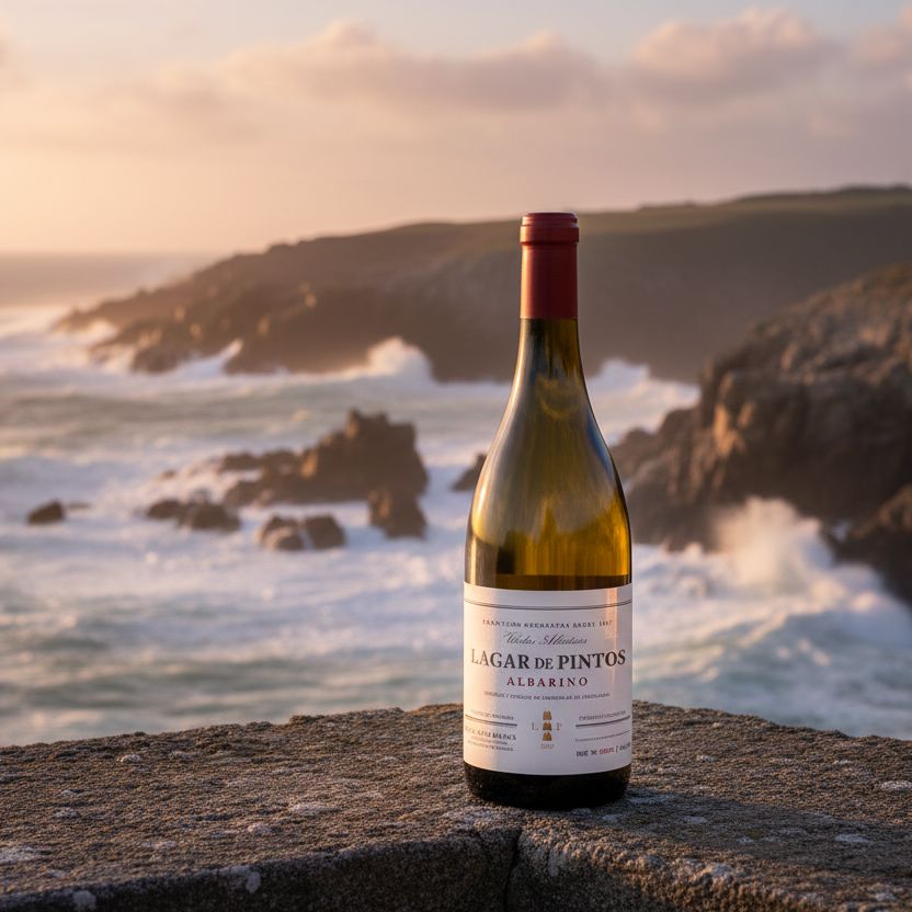 Lagar de Pintos, Albarino Wine Bottle Liberty Wines 