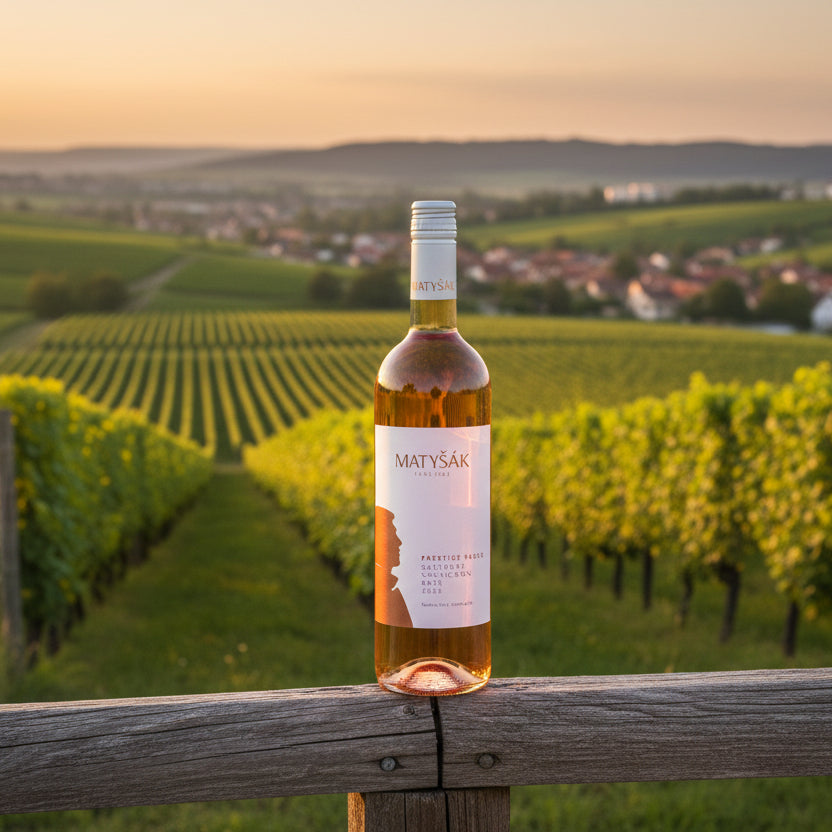 Matysak, Rose Wine Bottle The Naughty Grape 