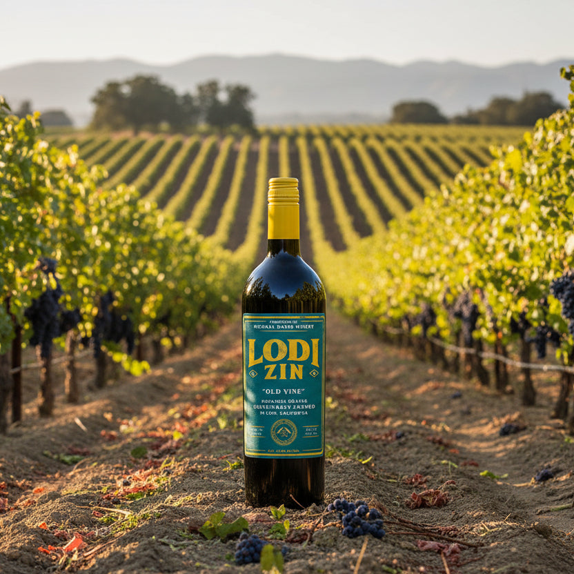 Michael David Winery, Old Vine Zinfandel, Lodi, California, USA Wine Bottle Vineyard Cellars 