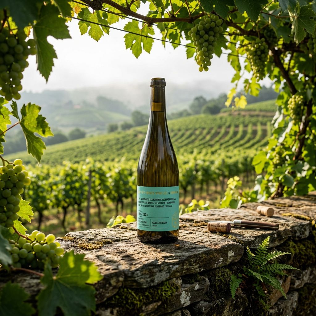 NYNWC X VineVinu, Vinho Verde Wine Bottle The Online Wine Tasting Club 