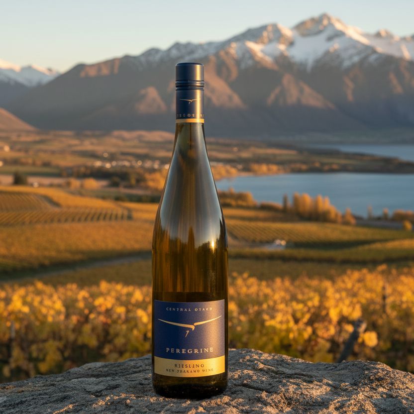 Peregrine Riesling Wine Bottle Enotria 