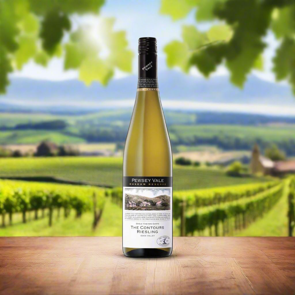 Pewsey Vale, 'The Contours,' Riesling, Australia Wine Bottle Fells 