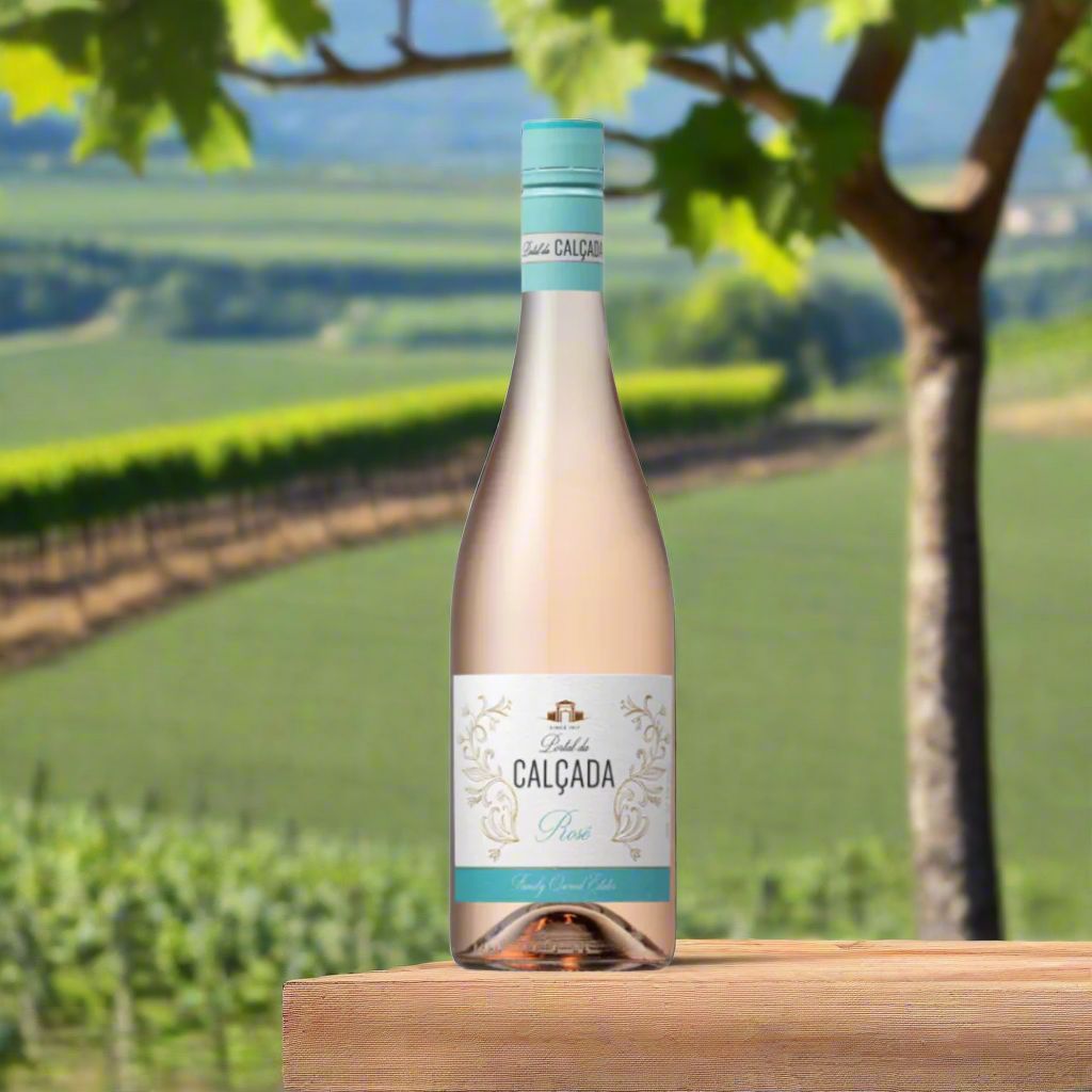 Portal da Calcada, Vinho Verde Rose Wine Bottle North South Wines 