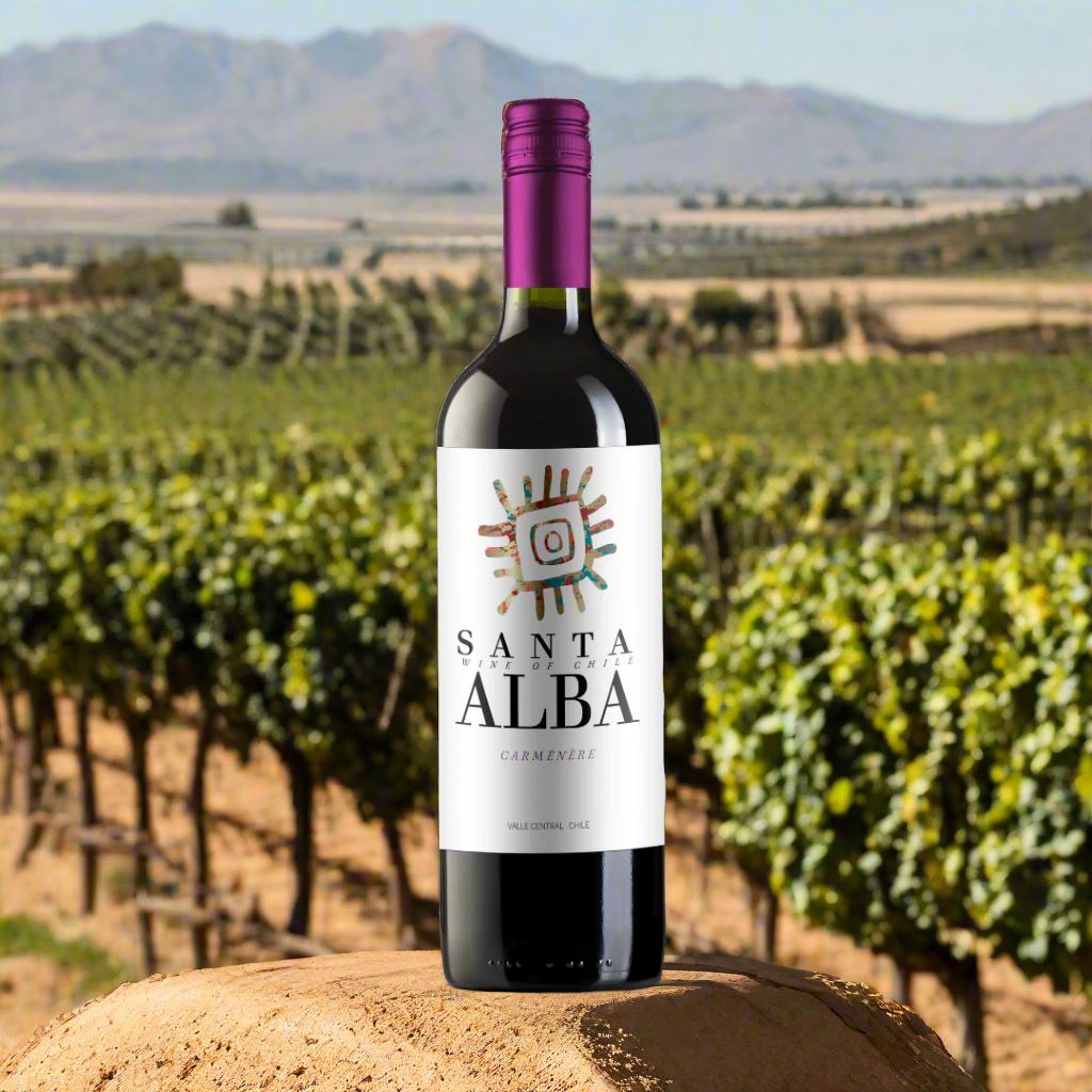 Santa Alba, Carmenere Wine Bottle Condor Wines 