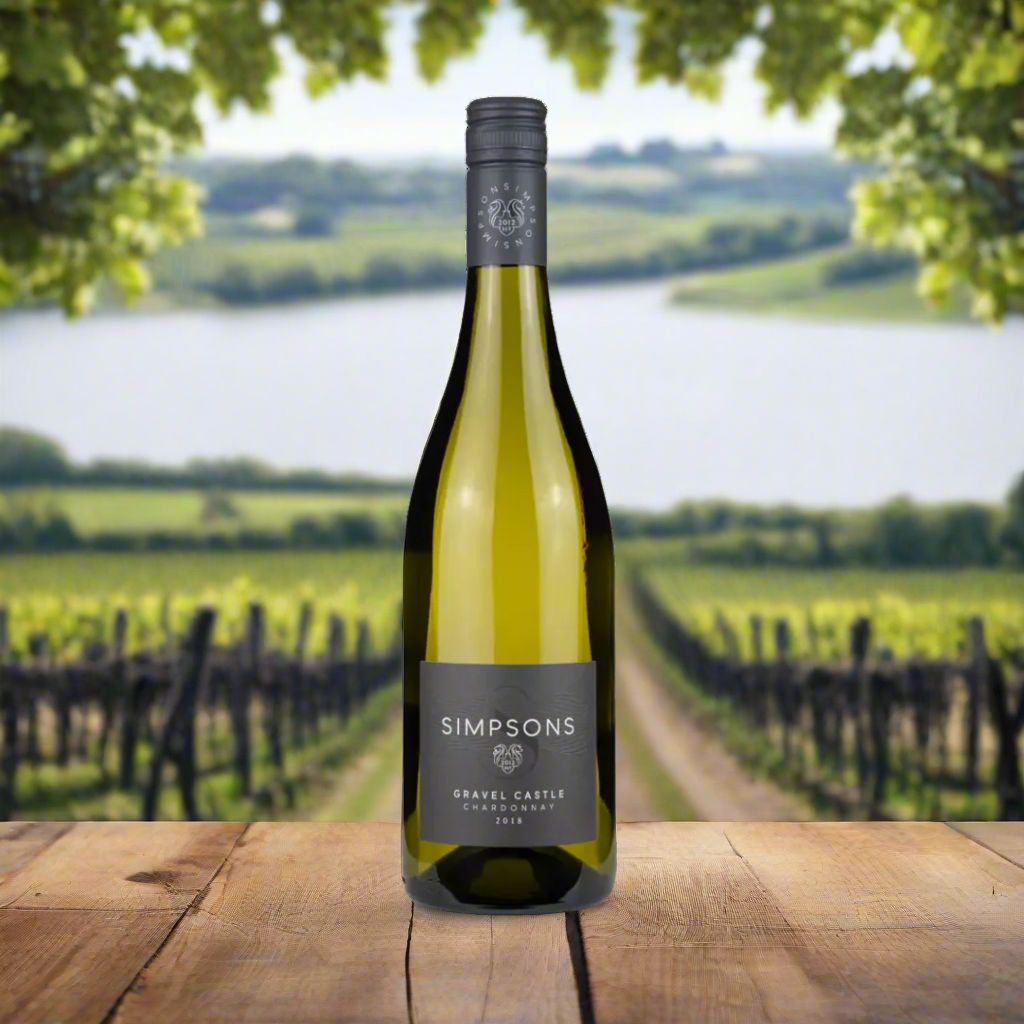 Simpsons, 'Gravel Castle,' Chardonnay Wine Simpsons 