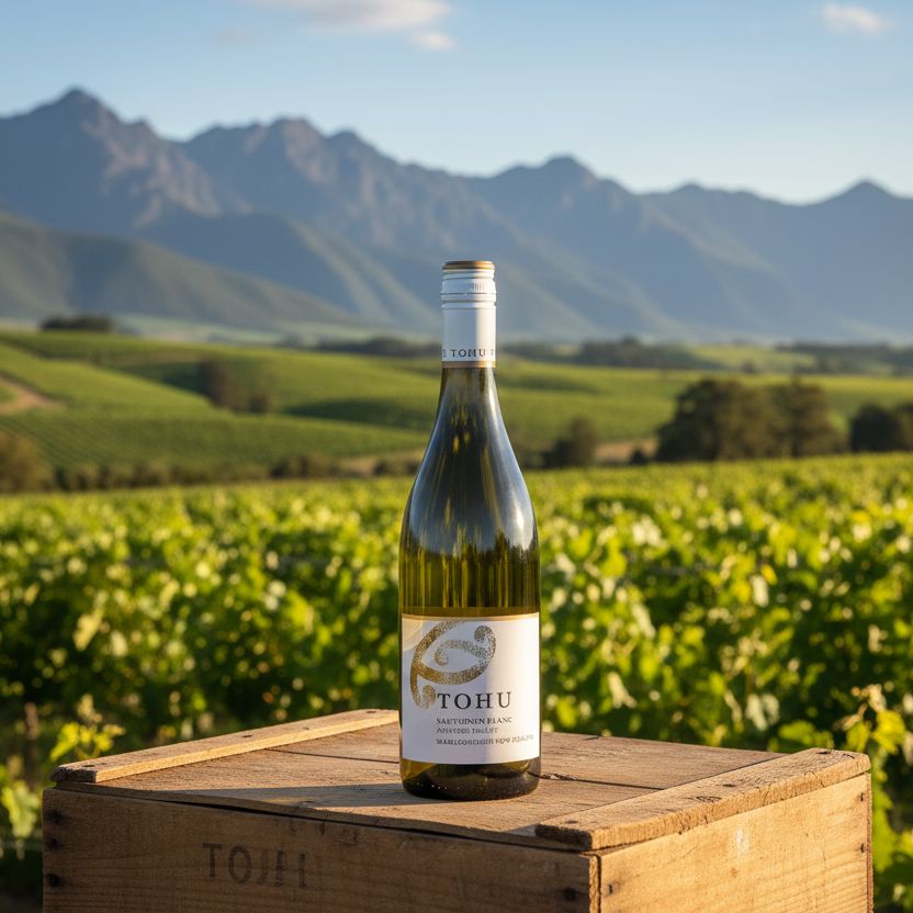 Tohu, Sauvignon Blanc Wine Bottle North South Wines 