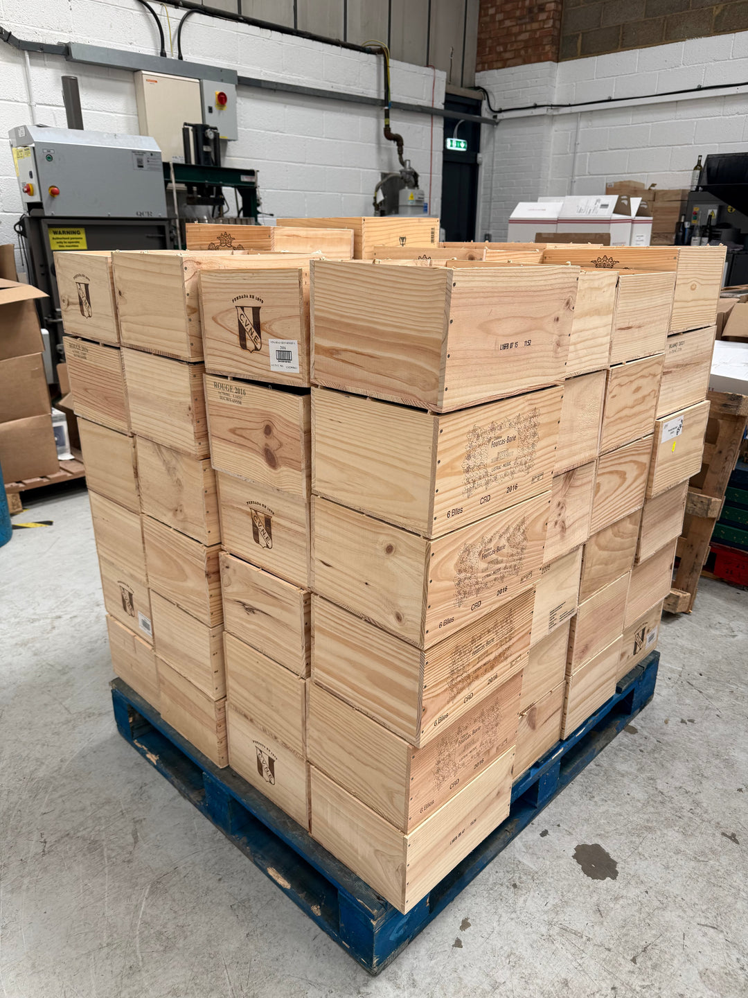 Traditional Wooden Wine Crate (Empty) The Online Wine Tasting Club 