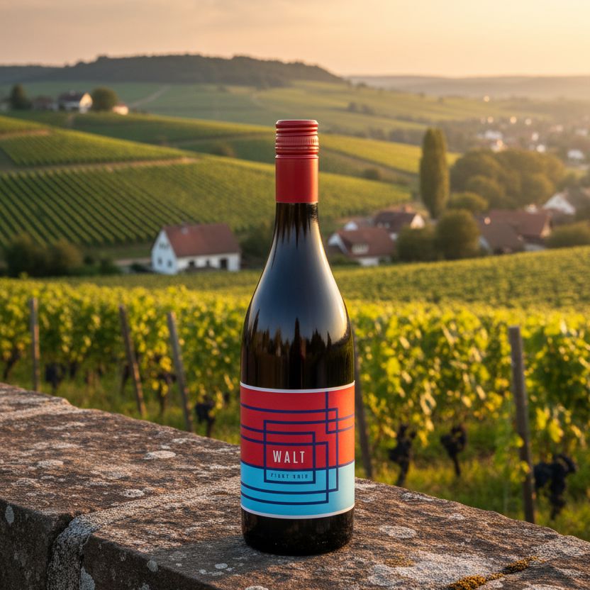 Walt, Pinot Noir Wine Bottle The Online Wine Tasting Club 