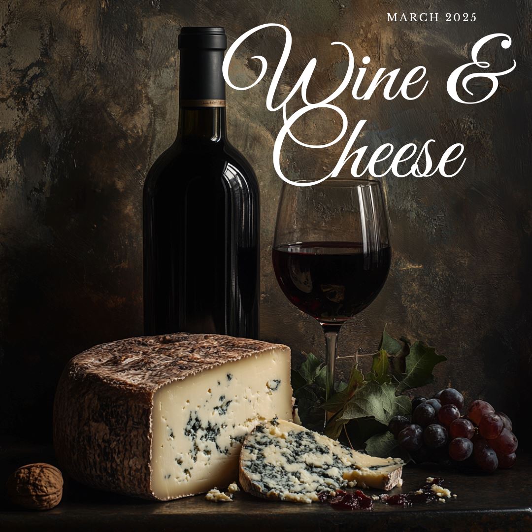 Wine & Cheese - LIVE 26th March 2025 then ON DEMAND Tasting pack The Online Wine Tasting Club 