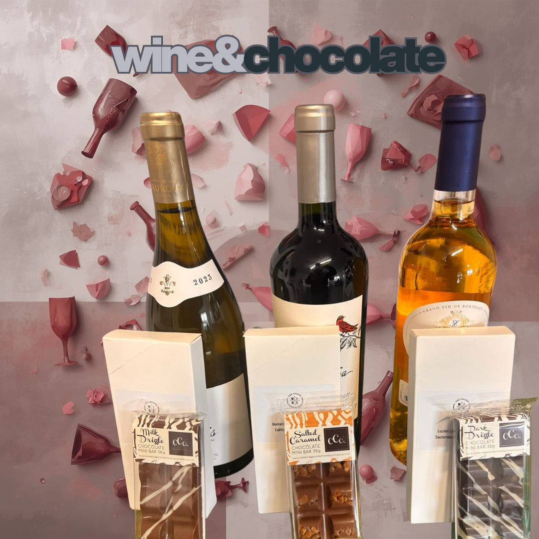 Wine &amp; Chocolate pairing pack. - Perfect for Easter Gifting TOWTC 