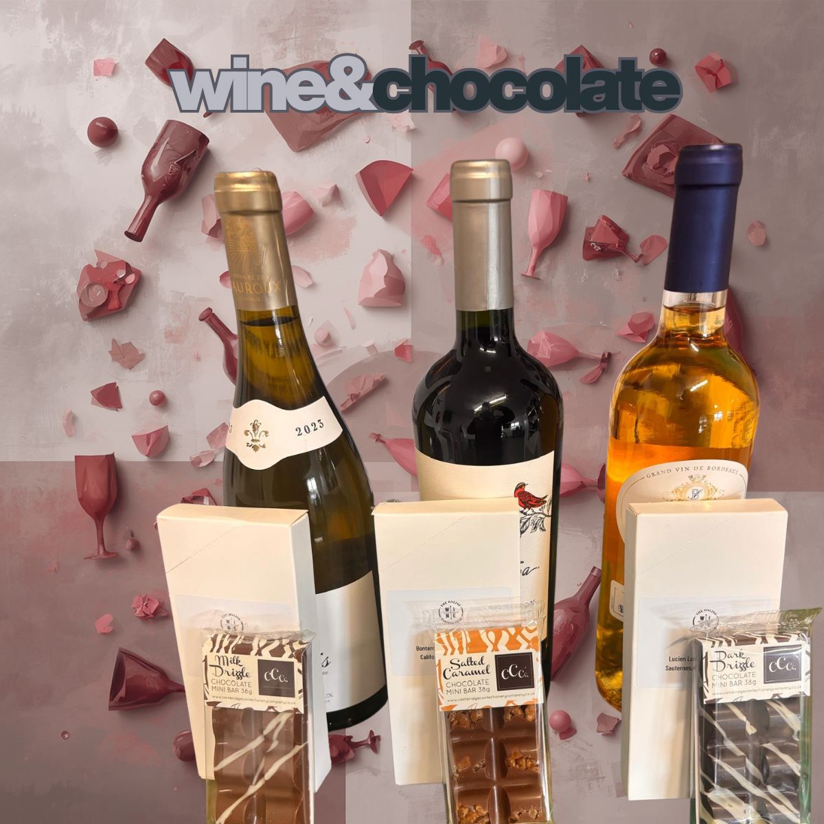 Wine & Chocolate pairing pack. - Perfect for Easter Gifting TOWTC 