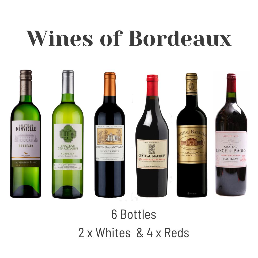 Wines of Bordeaux Wine Case The Online Wine Tasting Club 