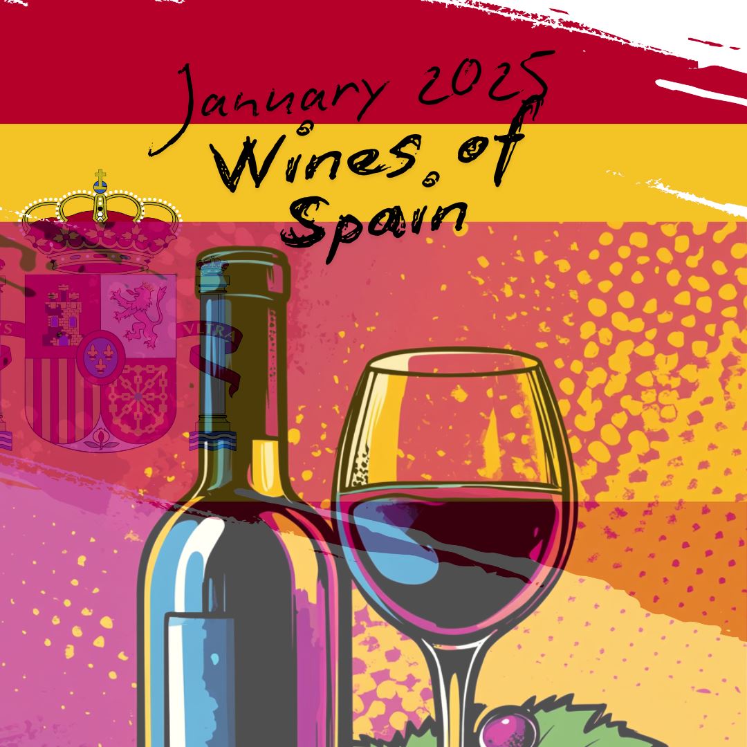 Wines of Spain Tasting Kit - LIVE 22nd January 2025 then ON DEMAND Tasting pack The Online Wine Tasting Club 