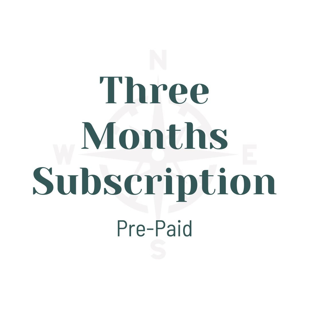 3 Month Subscription - Prepaid Redemption The Online Wine Tasting Club 