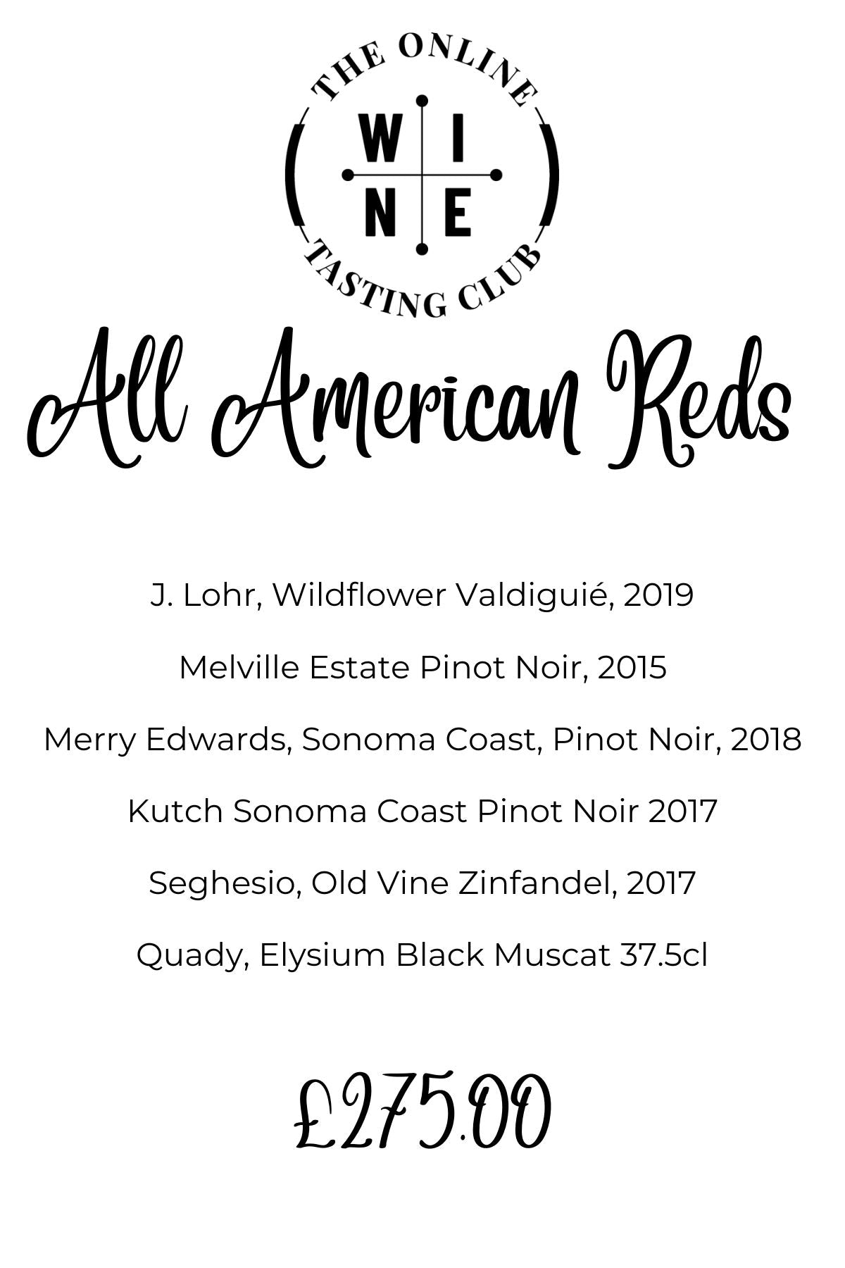 All American Reds Wine Cases The Online Wine Tasting Club 