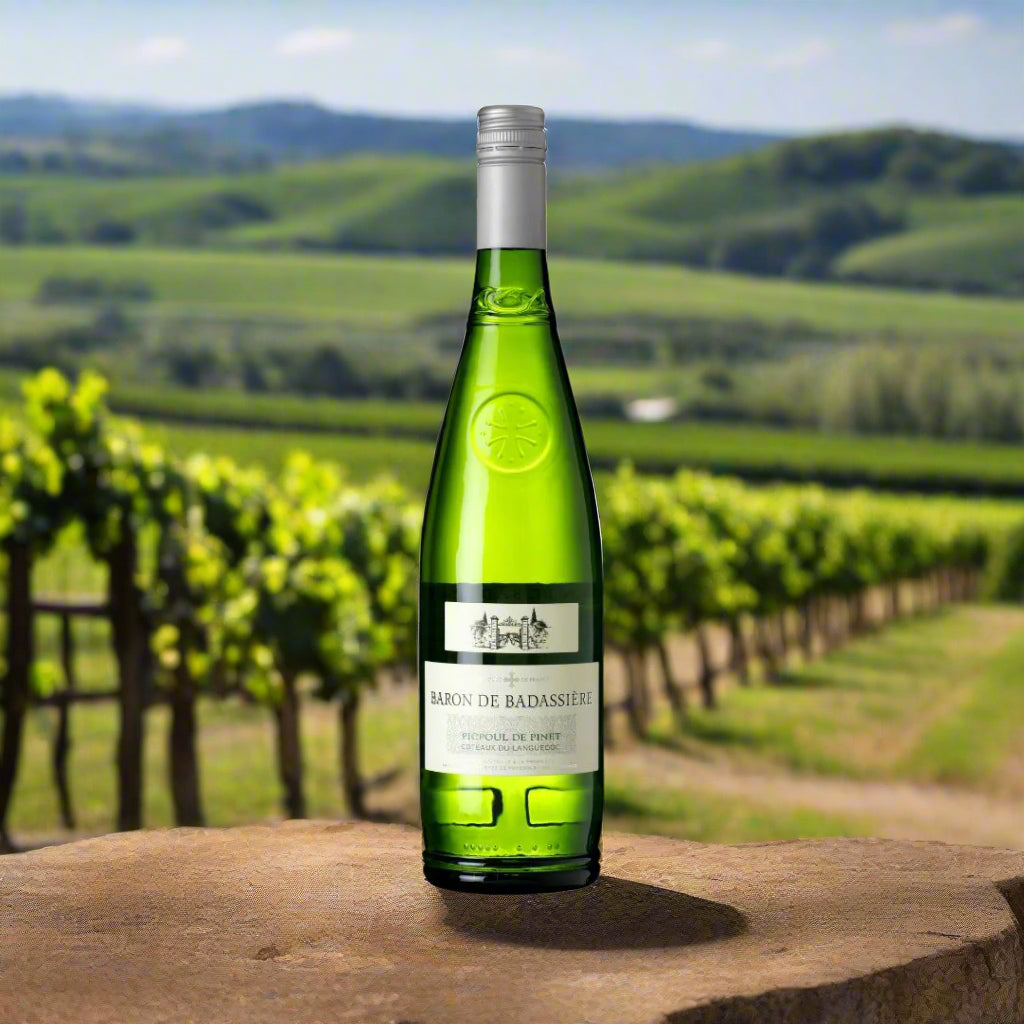 Baron de Badassière, Picpoul de Pinet Wine Bottle Liberty Wines 