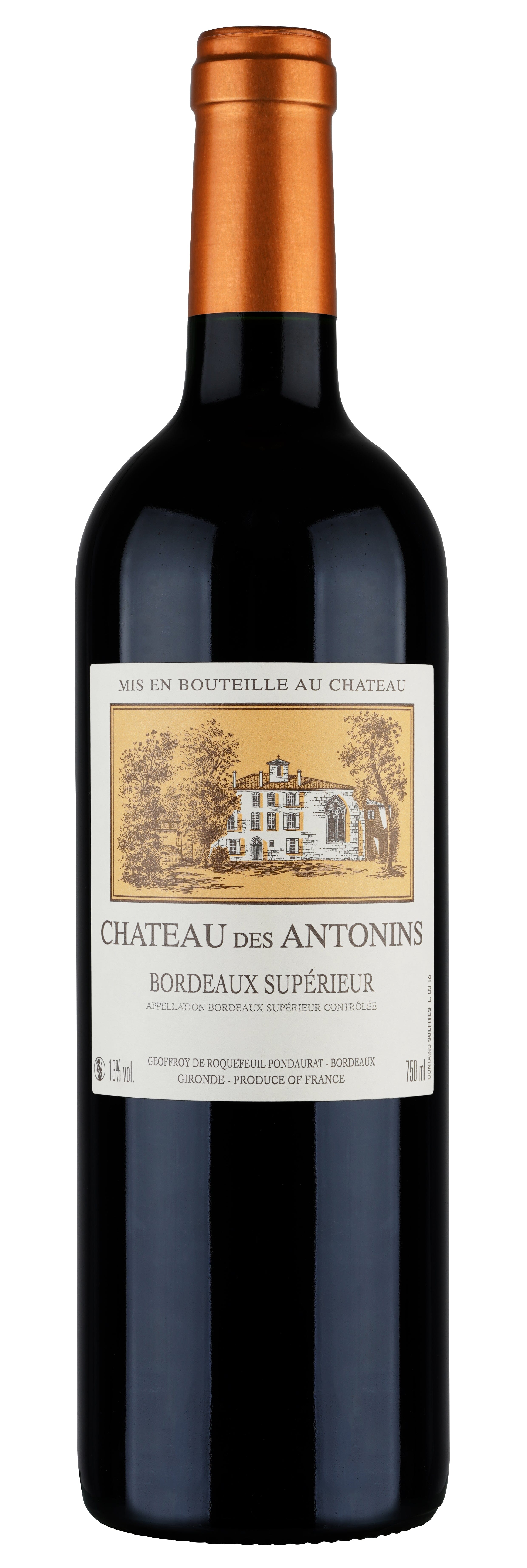 Château des Antonins, Bordeaux Supérieur Wine Bottle Liberty Wines 