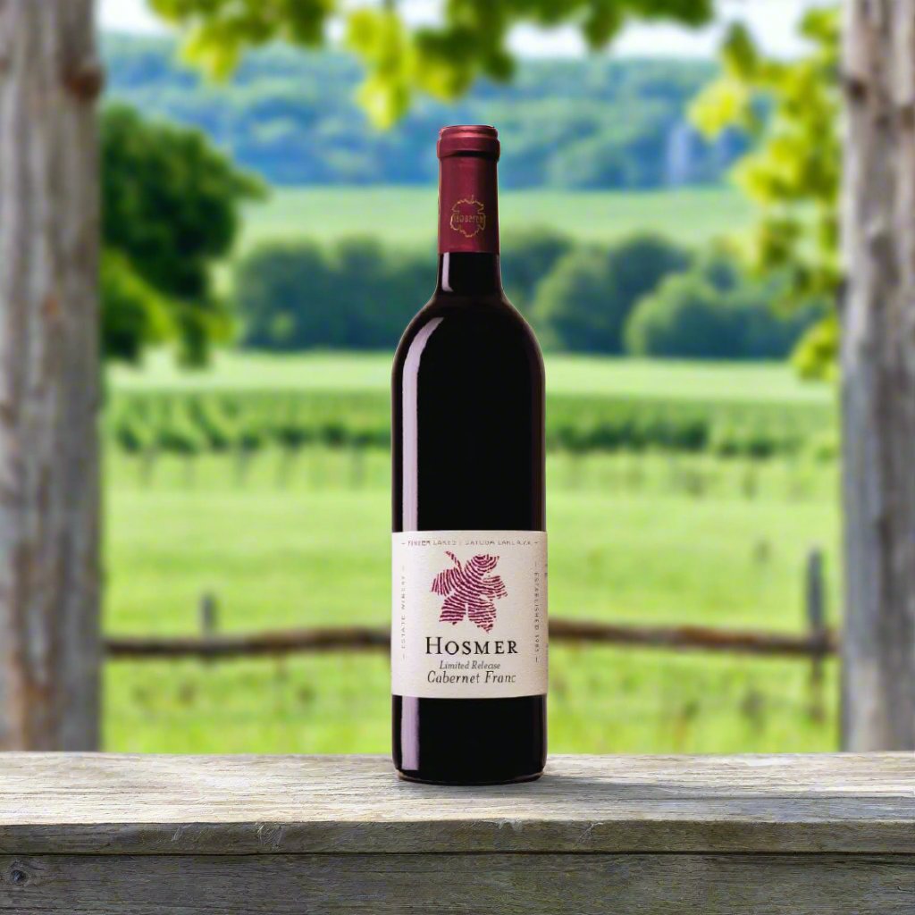 Hosmer, Cabernet Franc, Cayuga Lake, Finger Lakes, New York Wine Bottle Vineyard Cellars 