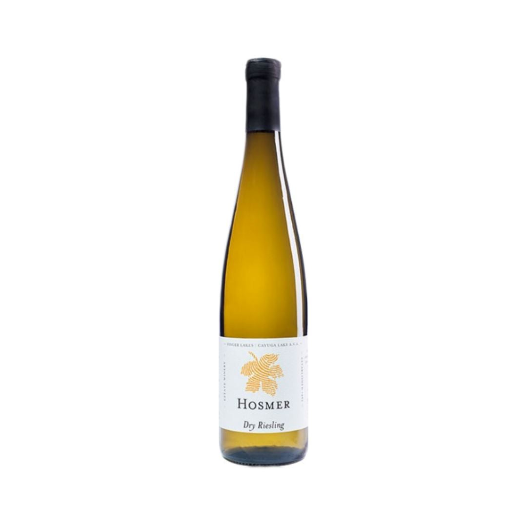Hosmer, Dry Riesling, Cayuga Lake, Finger Lakes, New York Wine Bottle Vineyard Cellars 