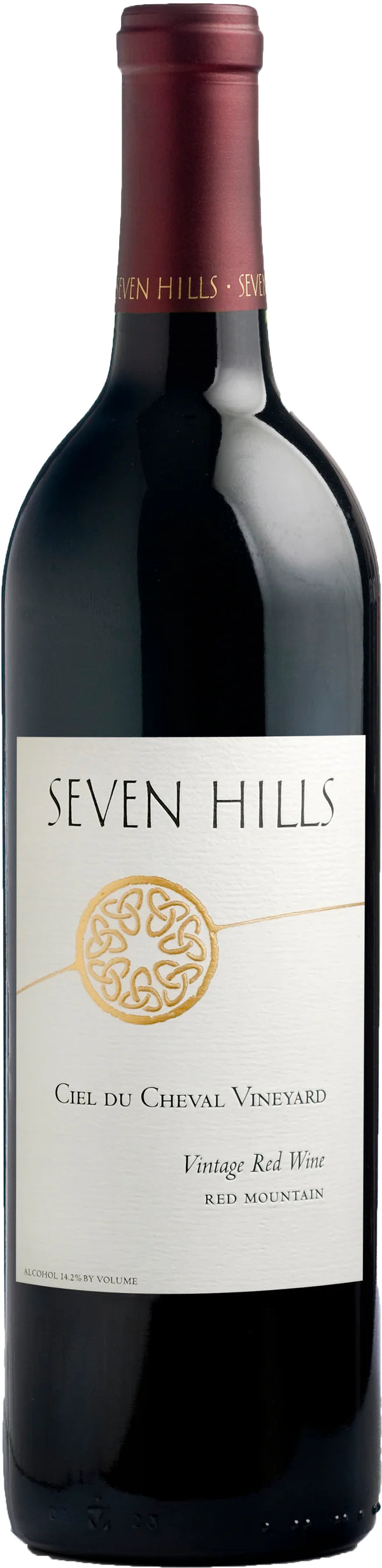 Seven Hills, Ciel de Cheval, Bordeaux Red Blend, Red Mountain, 2013 Wine Bottle Vineyard Cellars 