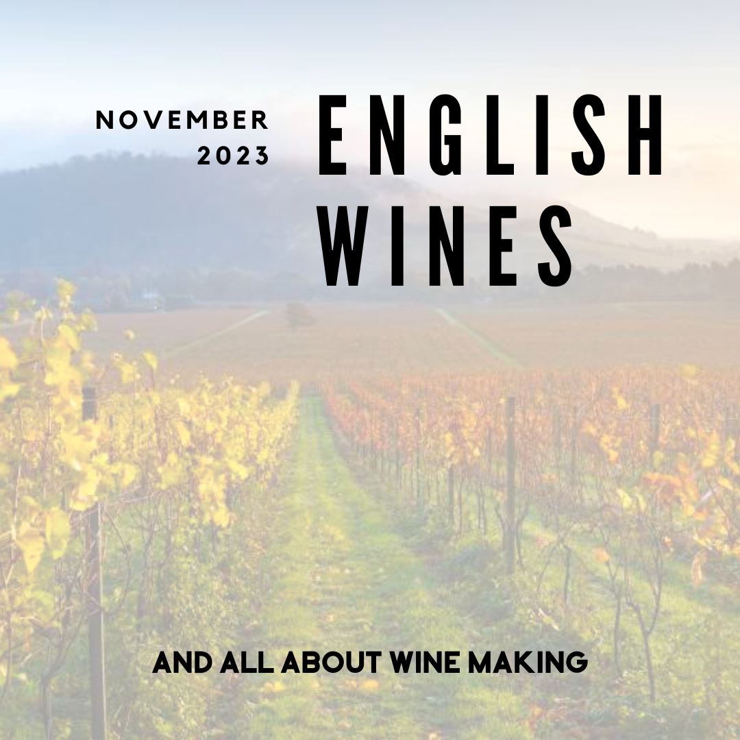 Wine of England & Wine Making - November 2023 - Date TBC Tasting pack The Online Wine Tasting Club 